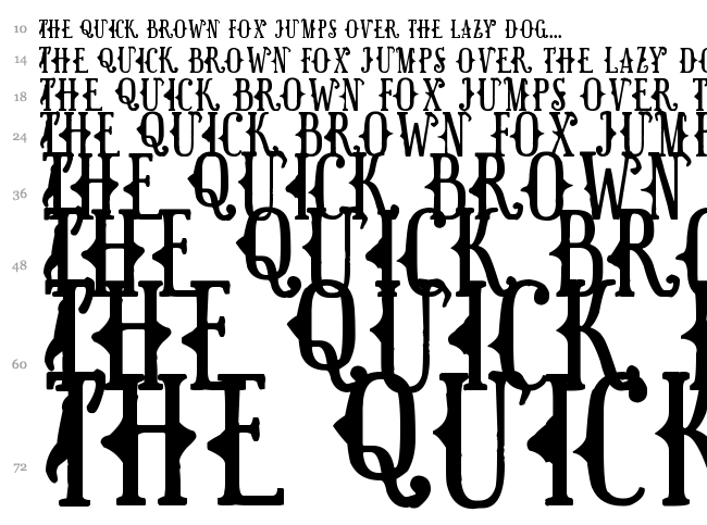 Surpal Lovely font waterfall